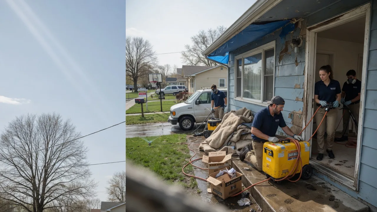 Basement Flood Cleanup in Cross Timbers, MO near me